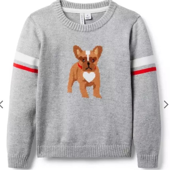 NWT- French Bulldog Sweater by Janie & Jack - Picture 1 of 6